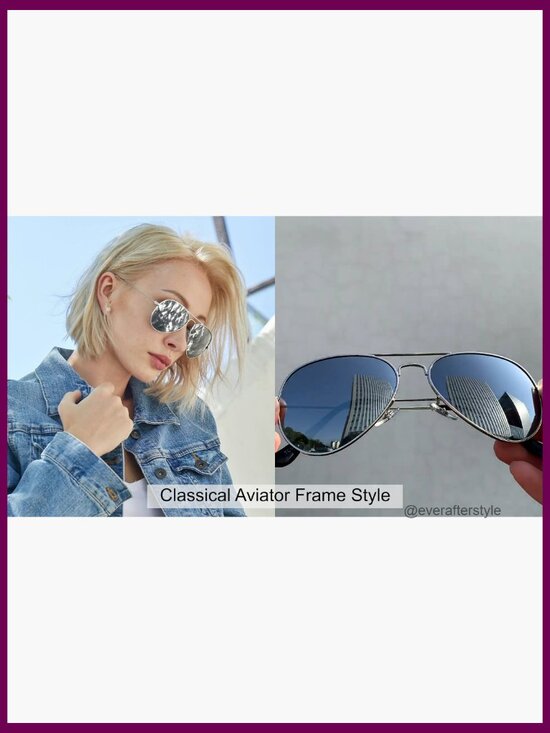 Polarized Aviator Sunglasses with UV Blocking Composite Frame main image 5